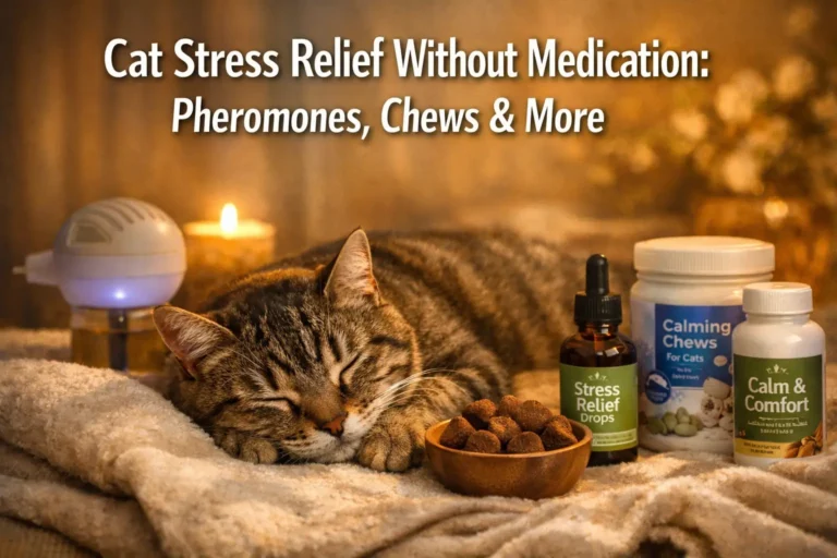 Cat Stress Relief Without Medication Pheromones, Chews & More