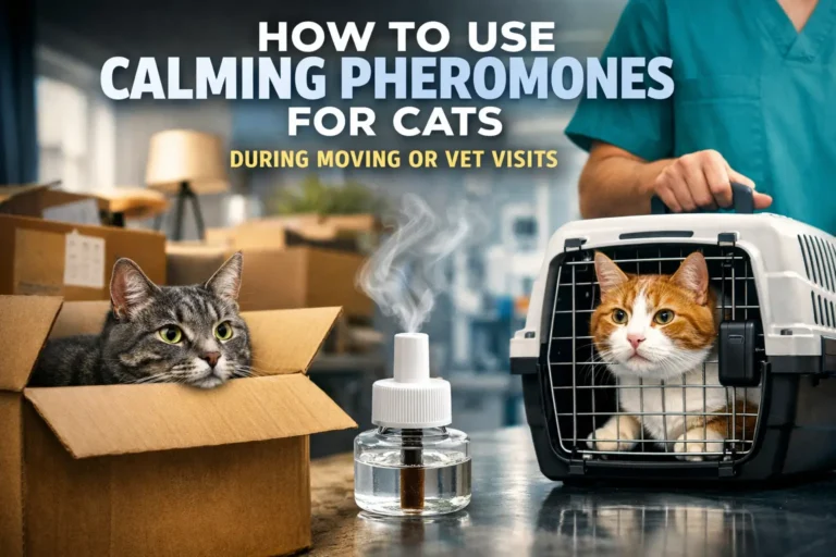 How to Use Calming Pheromones for Cats During Moving or Vet Visits