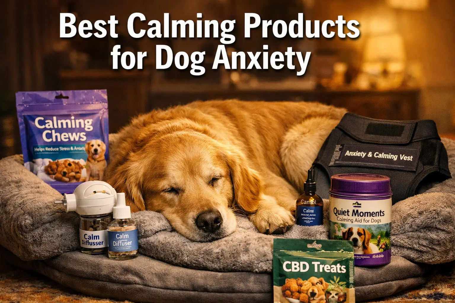 Best Calming Products for Dog Anxiety