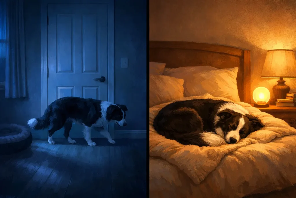 Why Dogs Become Anxious at Night